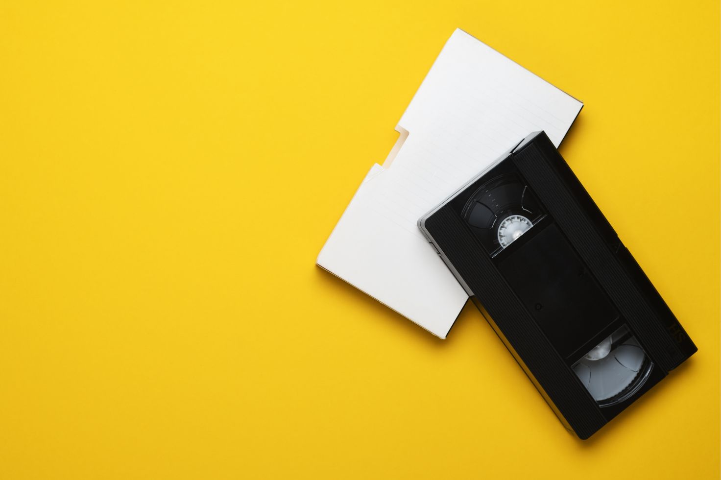 Yellow VHS Tape