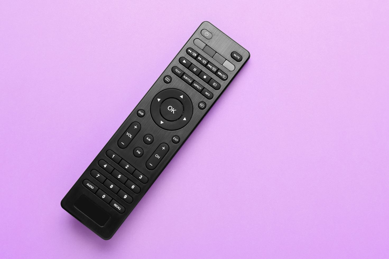 TV remote control for programmatic advertising