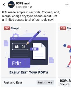 PDFSimpli Carousel Ad