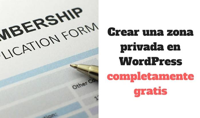 Crear una zona privada para clientes en WordPress
