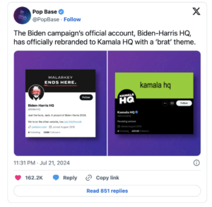 Kamala Harris Brat Campaign